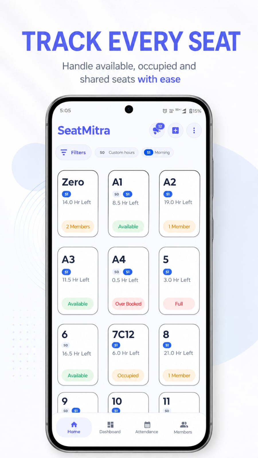 SeatMitra app screenshot 2