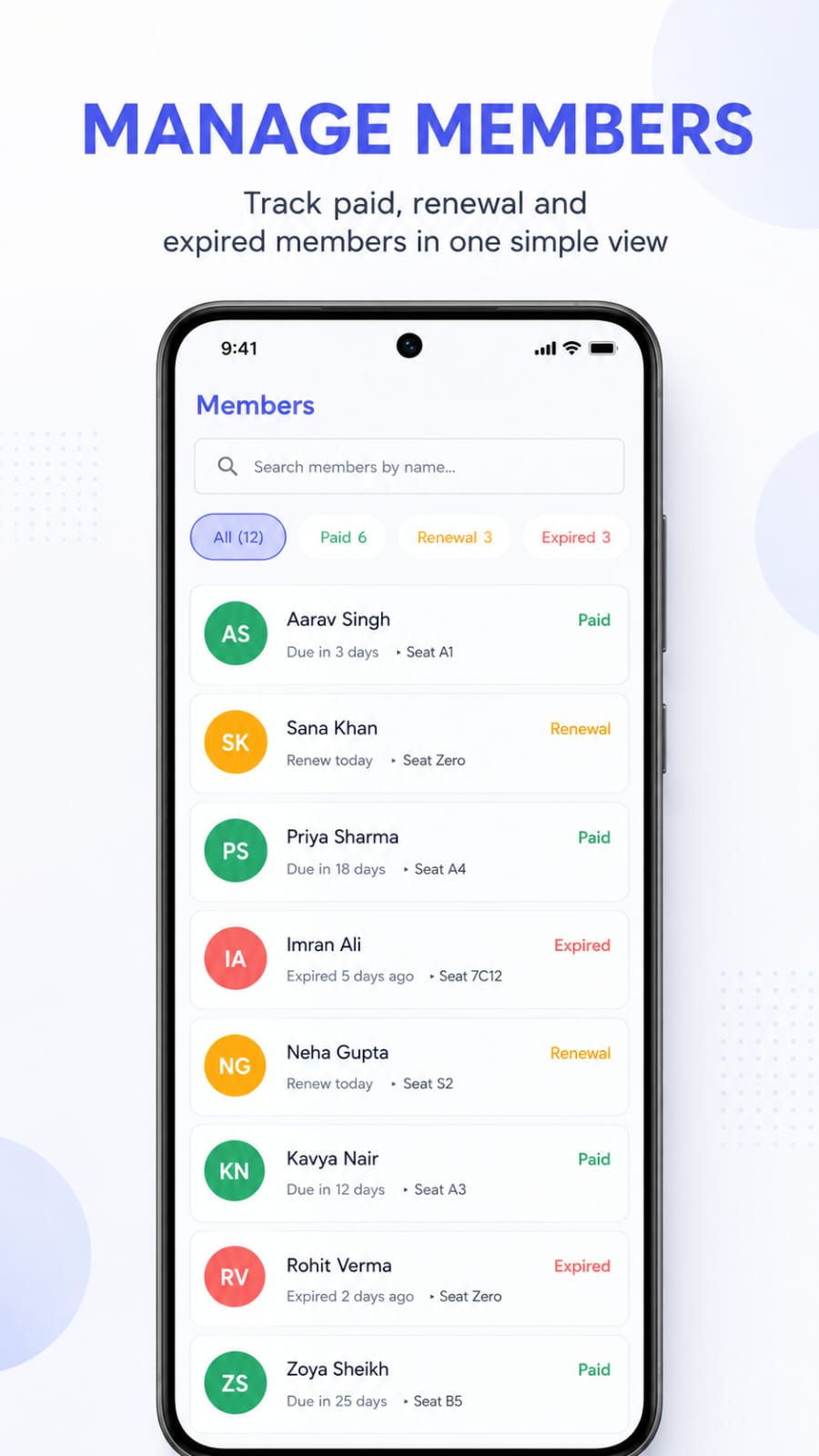 SeatMitra app screenshot 4